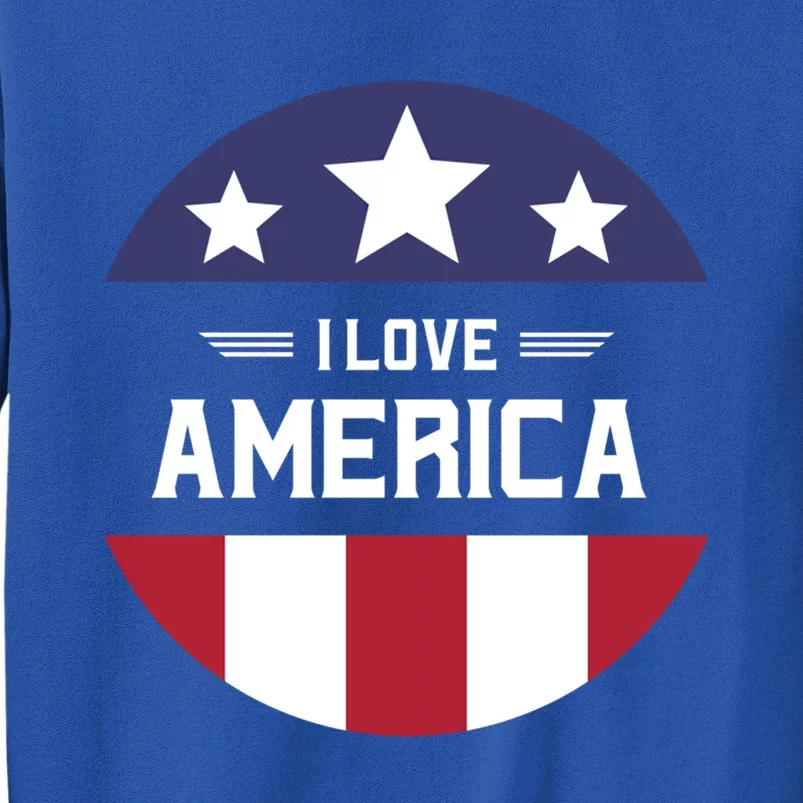 Best Country Usa American Citizen I Love America Meaningful Gift Tall Sweatshirt