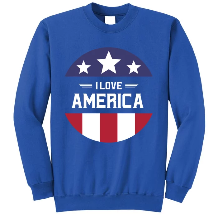 Best Country Usa American Citizen I Love America Meaningful Gift Tall Sweatshirt