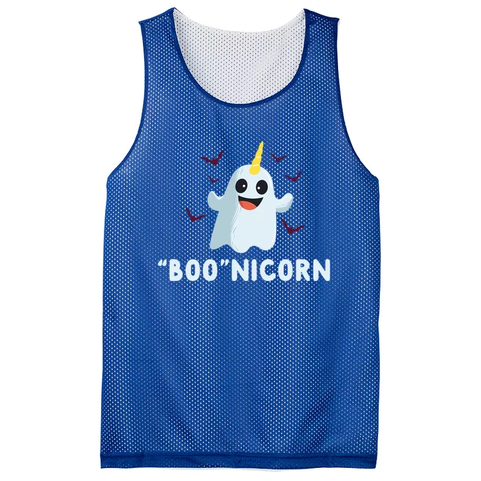 Boonicorn Cute Unicorn Ghost Halloween Funny Gift Mesh Reversible Basketball Jersey Tank