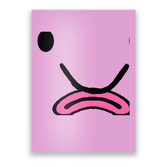 Blobfish Costume Ugly Blob Fish Face Grumpy Grouch Poster