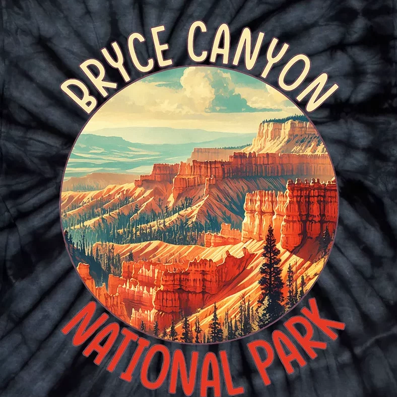 Bryce Canyon Us Stateutah Nation Parks Camping Tie-Dye T-Shirt