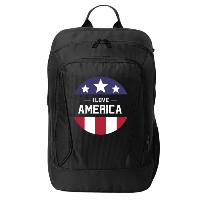 Best Country Usa American Citizen I Love America Funny Gift City Backpack