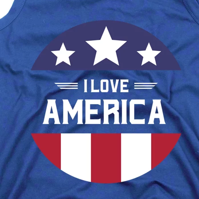 Best Country Usa American Citizen I Love America Funny Gift Tank Top