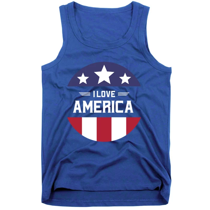 Best Country Usa American Citizen I Love America Funny Gift Tank Top