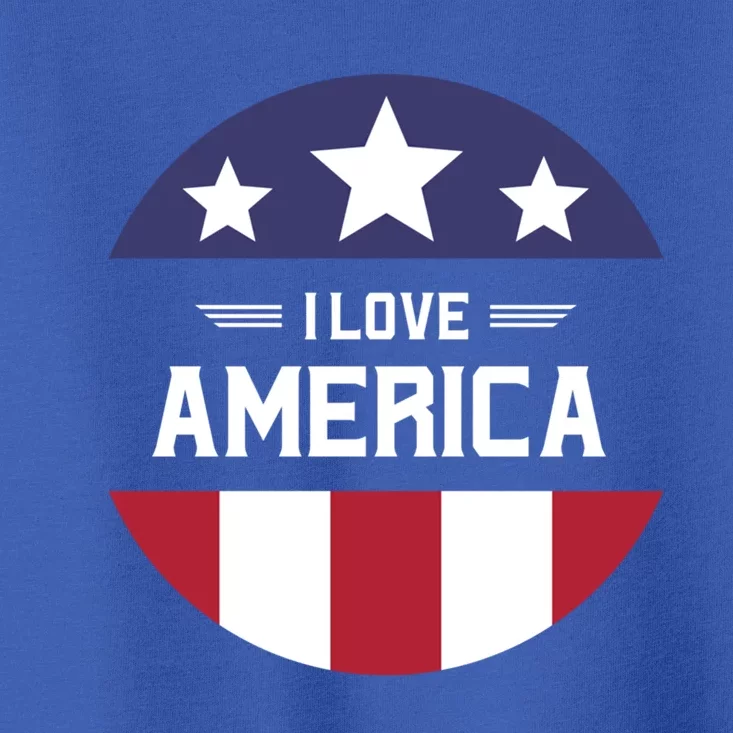 Best Country Usa American Citizen I Love America Funny Gift Toddler T-Shirt