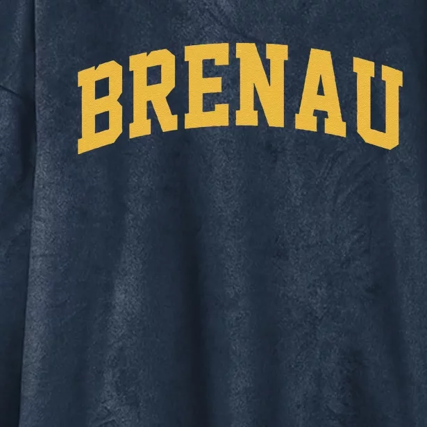 Brenau College University Retro Cute Hooded Wearable Blanket