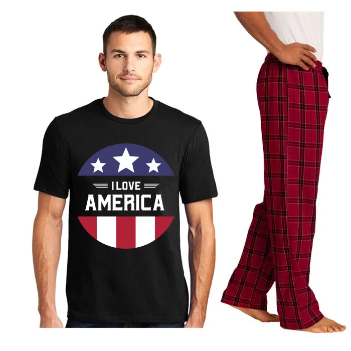 Best Country Usa American Citizen I Love America Cute Gift Pajama Set