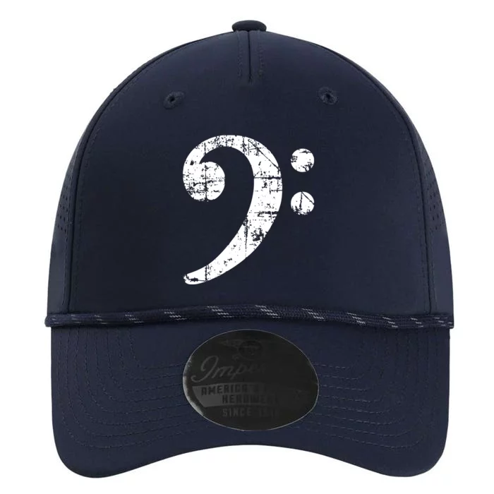 Bass Clef Vintage White Bassist Bass Player Performance The Dyno Cap