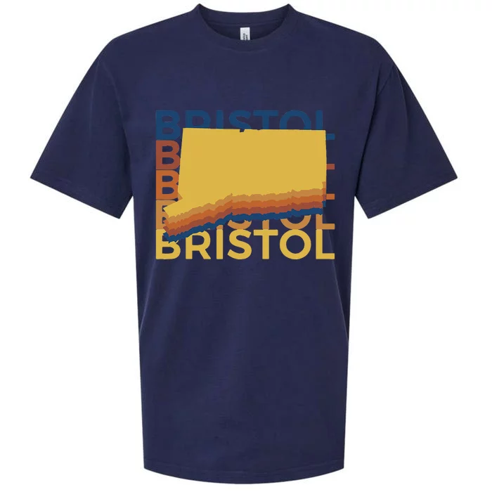 Bristol Connecticut Vintage Ct Repeat Sueded Cloud Jersey T-Shirt