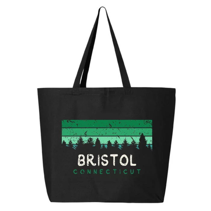 Bristol Connecticut Vintage Ct Souvenirs 25L Jumbo Tote