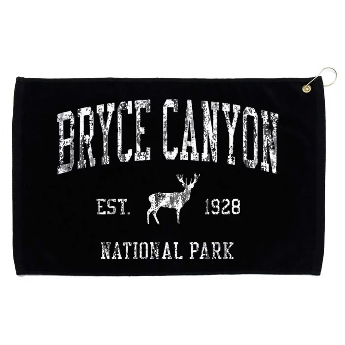 Bryce Canyon Vintage National Park Sports Grommeted Golf Towel