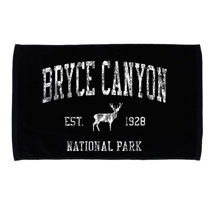 Bryce Canyon Vintage National Park Sports Microfiber Hand Towel