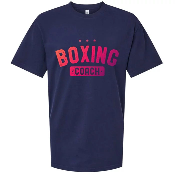 Boxing Coach Vintage Boxing Gift Sueded Cloud Jersey T-Shirt