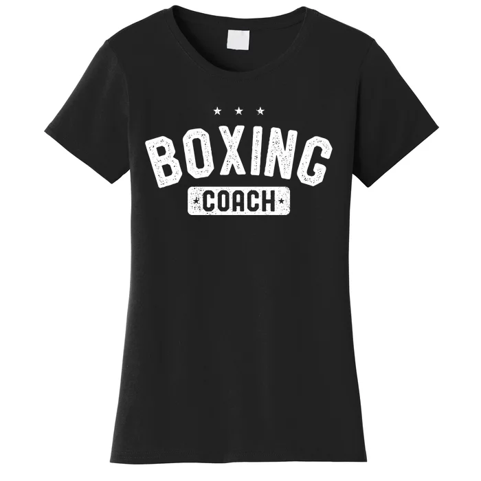 Boxing Coach Vintage Boxing Funny Gift Women's T-Shirt