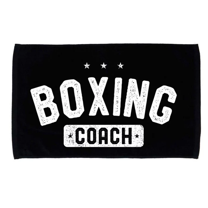 Boxing Coach Vintage Boxing Gift Microfiber Hand Towel