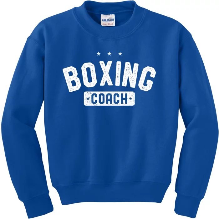 Boxing Coach Vintage Boxing Gift Kids Sweatshirt