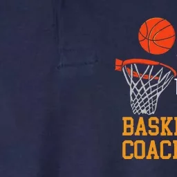 Basketball Coach Voice Funny Basketball Coach Softstyle Adult Sport Polo