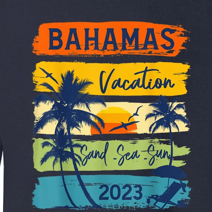 Bahamas Caribe Vacation Happy Family Group Summer Toddler Sweatshirt