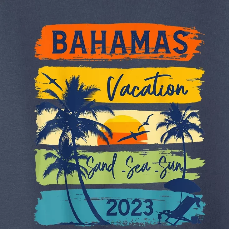 Bahamas Caribe Vacation Happy Family Group Summer Toddler T-Shirt