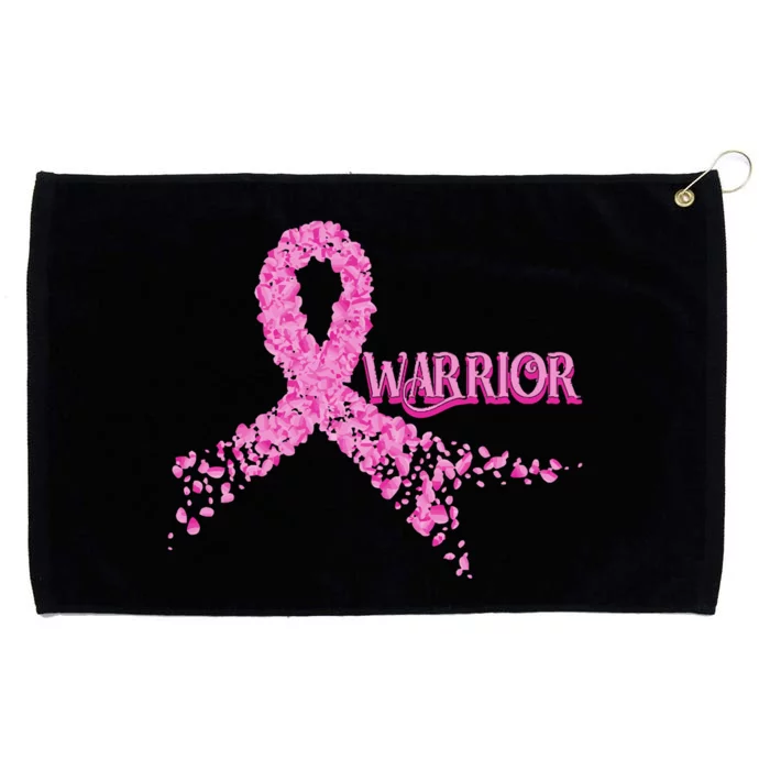 Breast Cancer Warrior Grommeted Golf Towel