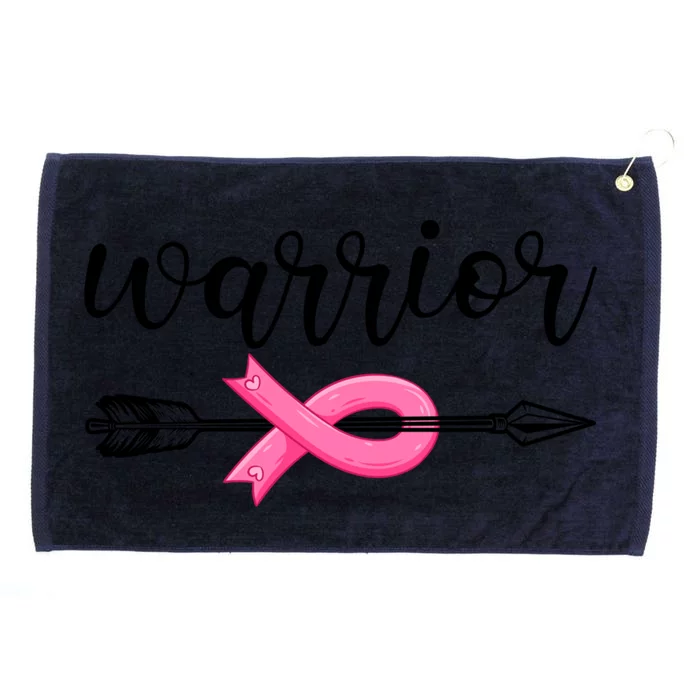 Breast Cancer Warrior Breast Cancer Awareness Gift Grommeted Golf Towel