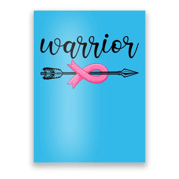 Breast Cancer Warrior Breast Cancer Awareness Gift Poster