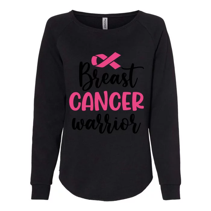 Breast Cancer Warrior Pink Ribbon Breast Cancer Womens California Wash Sweatshirt