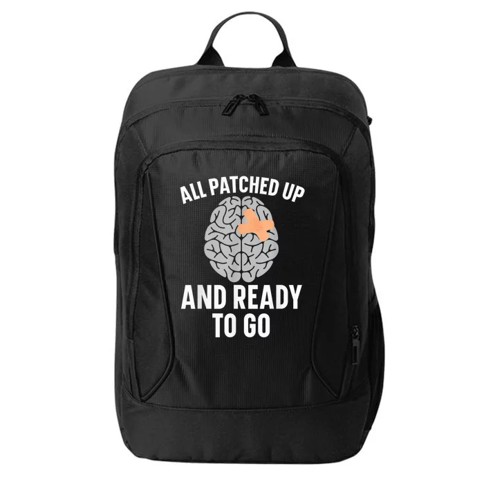 Brain Cancer Warrior Cancer Awareness Cancer Sucks City Backpack