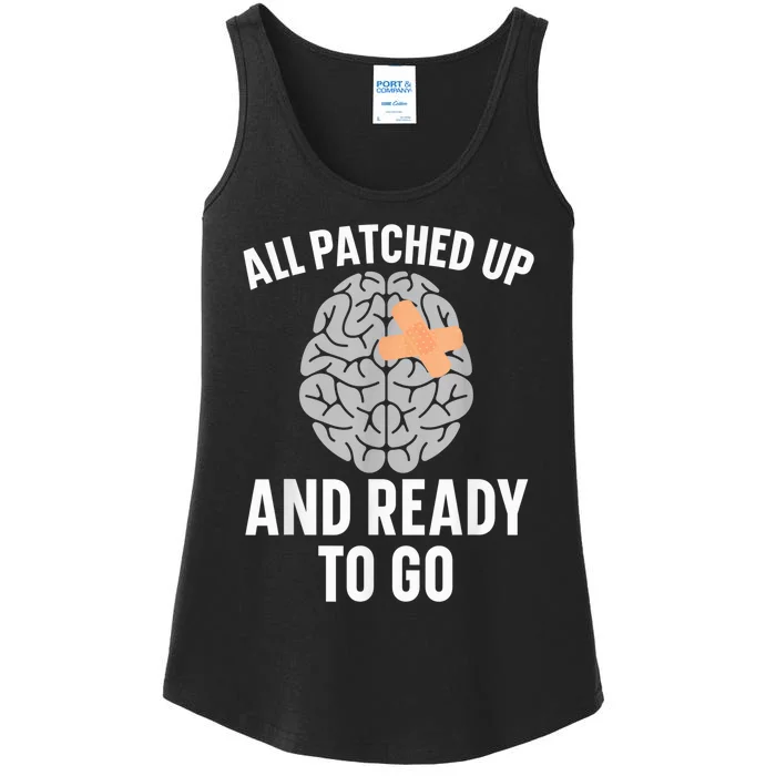 Brain Cancer Warrior Cancer Awareness Cancer Sucks Ladies Essential Tank