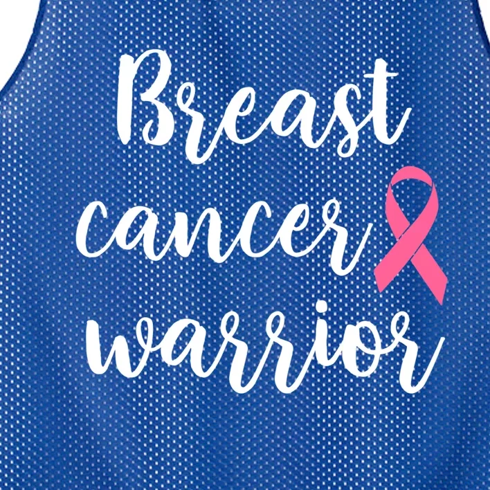 Breast Cancer Warrior Gift Mesh Reversible Basketball Jersey Tank