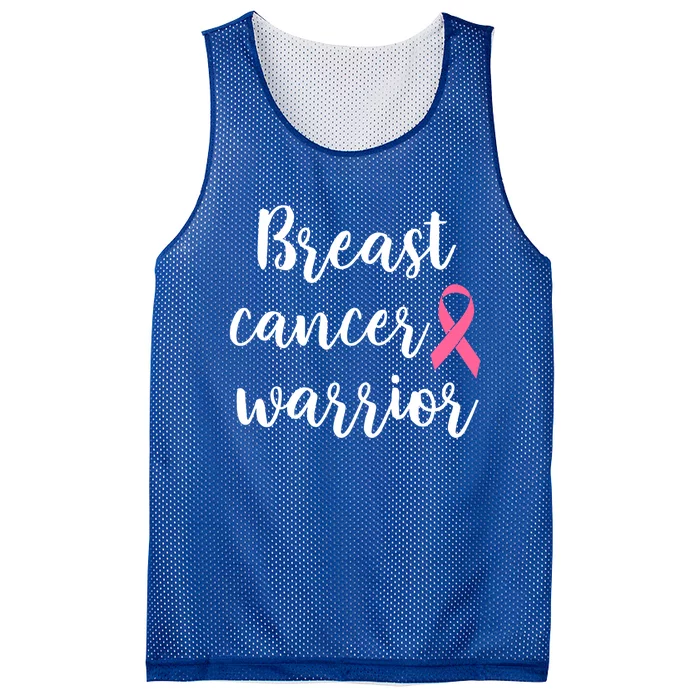 Breast Cancer Warrior Gift Mesh Reversible Basketball Jersey Tank