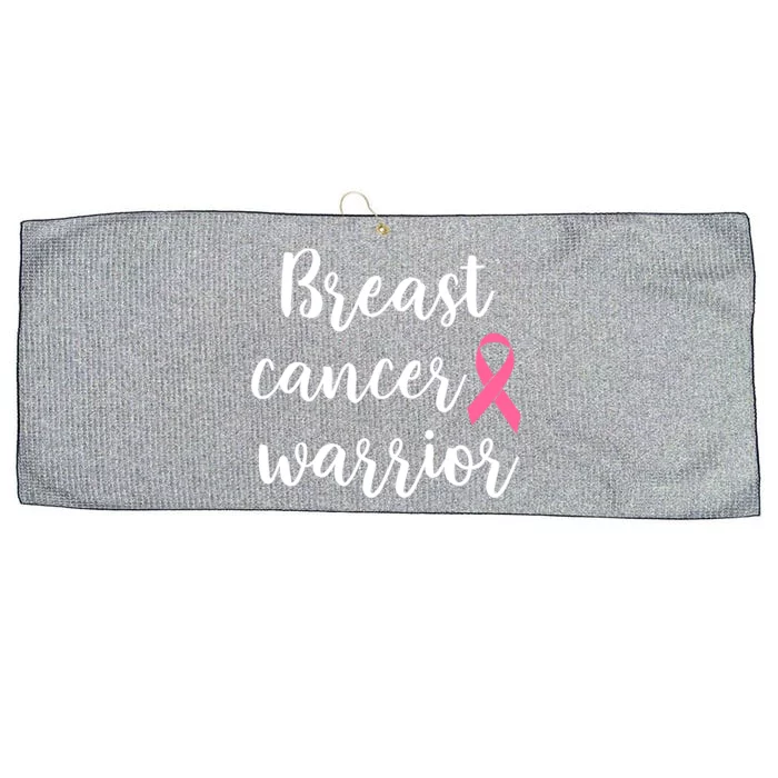 Breast Cancer Warrior Gift Large Microfiber Waffle Golf Towel