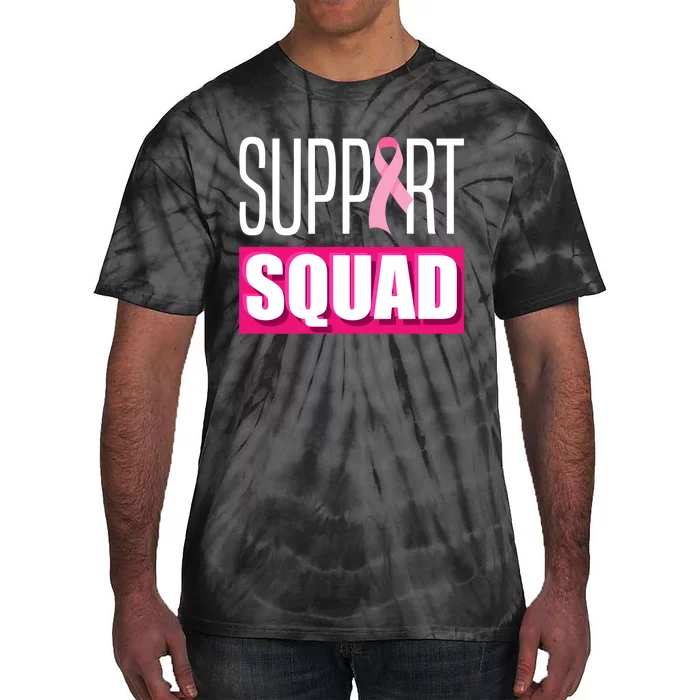 Breast Cancer Warrior Support Squad Breast Cancer Awareness We Wear Pink Tie-Dye T-Shirt