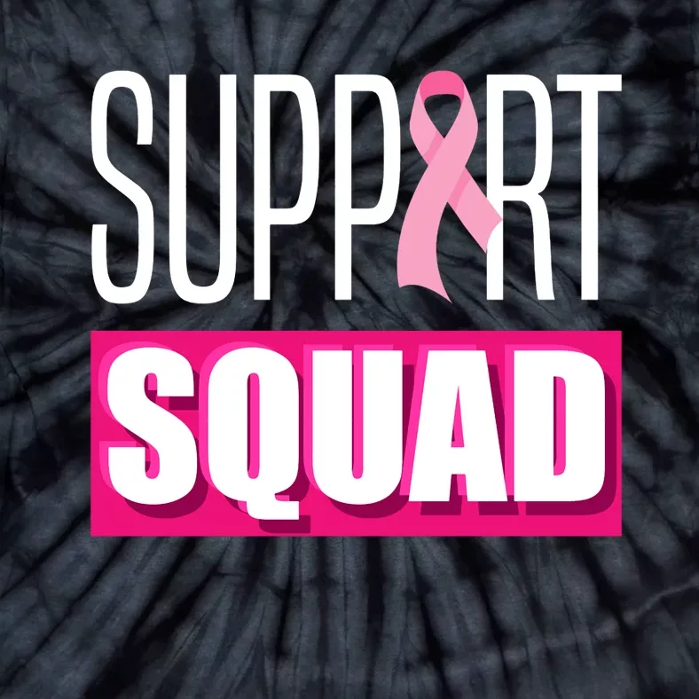 Breast Cancer Warrior Support Squad Breast Cancer Awareness We Wear Pink Tie-Dye T-Shirt