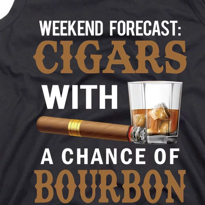 Bourbon, Cigar, Whiskey, Alcohol, Funny Tank Top