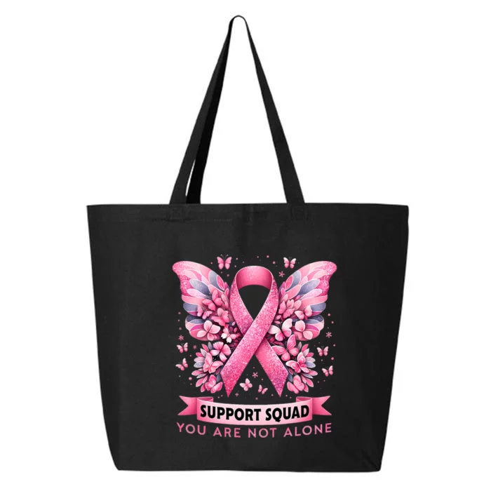 Breast Cancer Warrior Breast Cancer Awareness Support Squad 25L Jumbo Tote