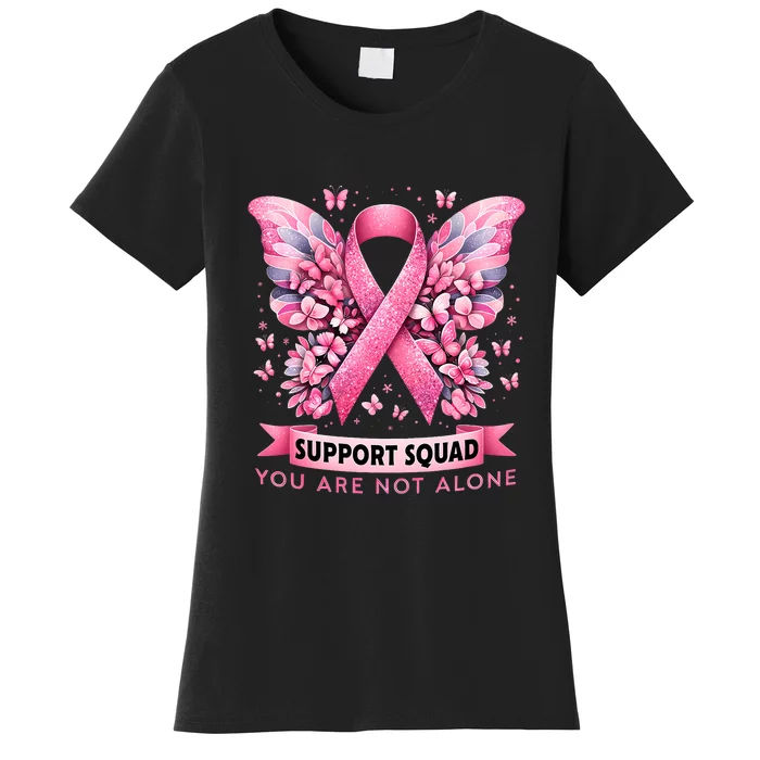 Breast Cancer Warrior Breast Cancer Awareness Support Squad Women's T-Shirt