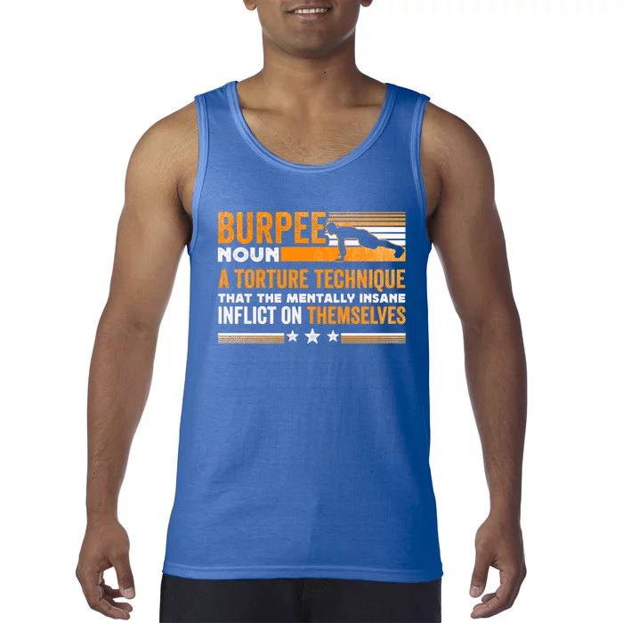 Burpee Calisthenics Workout Gift Tank Top