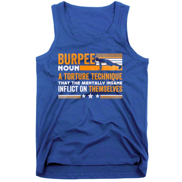 Burpee Calisthenics Workout Gift Tank Top