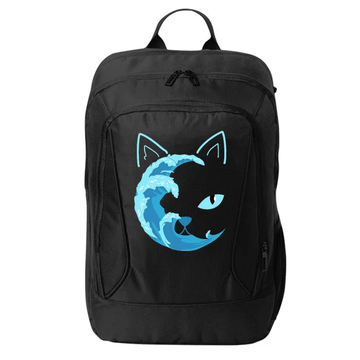 Blue Cats Wave For Kamala Funny Blue Wave Of Cat Ladies City Backpack