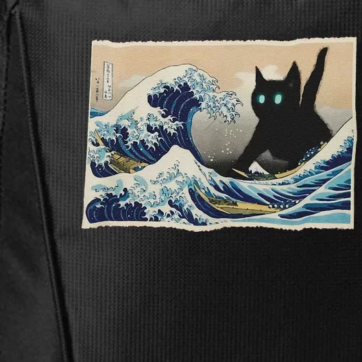 Blue Cats Wave For Kamala Funny Cat Lady City Backpack