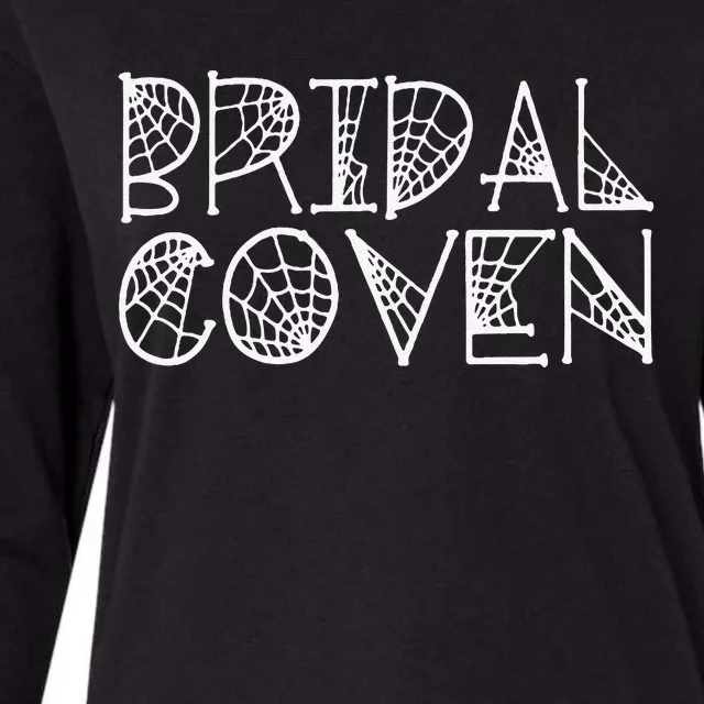 Bridal Coven Witch Bride Party Halloween Wedding Womens Cotton Relaxed Long Sleeve T-Shirt