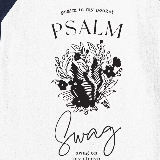 Boho Christian Women Psalm Swag Faithbased Jesus Graphic Baseball Sleeve Shirt