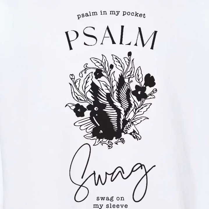 Boho Christian Women Psalm Swag Faithbased Jesus Graphic Garment-Dyed Sweatshirt