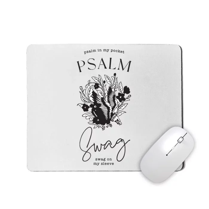 Boho Christian Women Psalm Swag Faithbased Jesus Graphic Mousepad