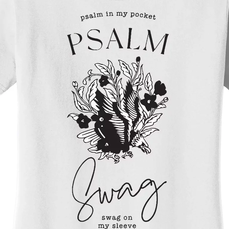 Boho Christian Women Psalm Swag Faithbased Jesus Graphic Women's T-Shirt