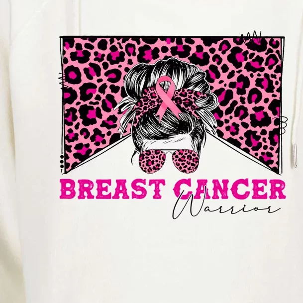 Breast Cancer Warrior Leopard Country Mama Western Pink Gift Womens Funnel Neck Pullover Hood