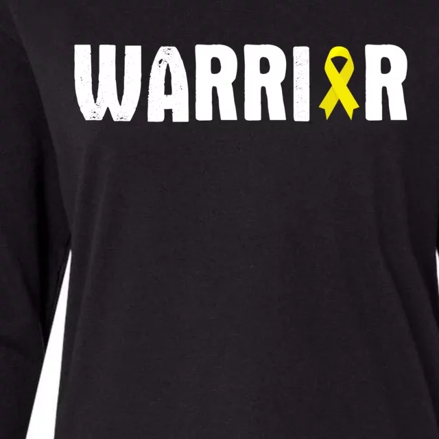 Bladder Cancer Warrior Gift Awareness Fighter Quote Saying Gift Womens Cotton Relaxed Long Sleeve T-Shirt