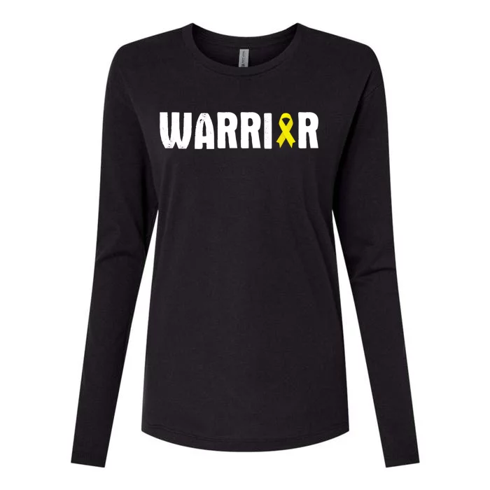 Bladder Cancer Warrior Gift Awareness Fighter Quote Saying Gift Womens Cotton Relaxed Long Sleeve T-Shirt