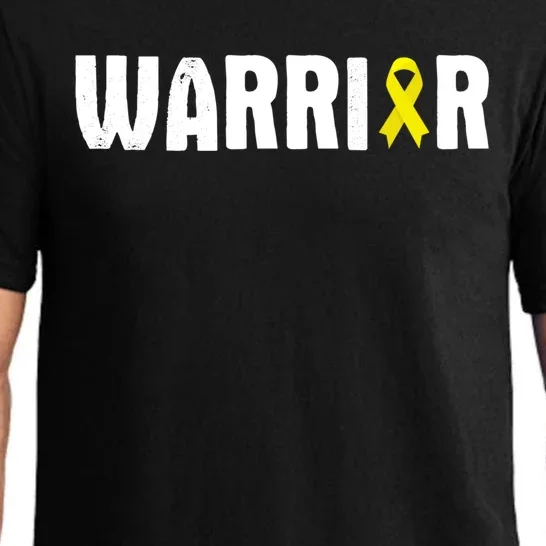 Bladder Cancer Warrior Gift Awareness Fighter Quote Saying Gift Pajama Set